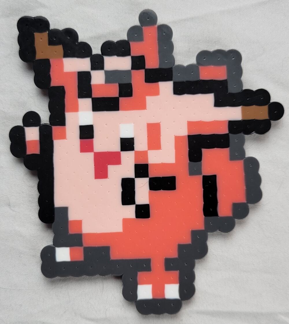 Clefable Menu Icon Pokemon Perler Bead Pixel Art